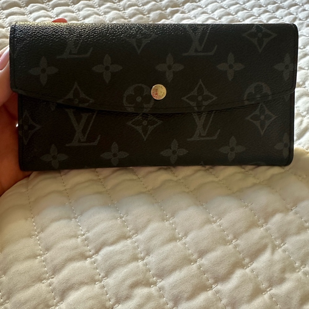 Black Monogram Clutch